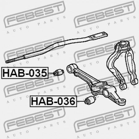 Преден Долен Пръстен На Рамото За Управление Honda Accord 4d Cf3 Jp 51393-sl5-013