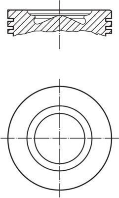 Kolben Mahle 007 Pi 00170 000