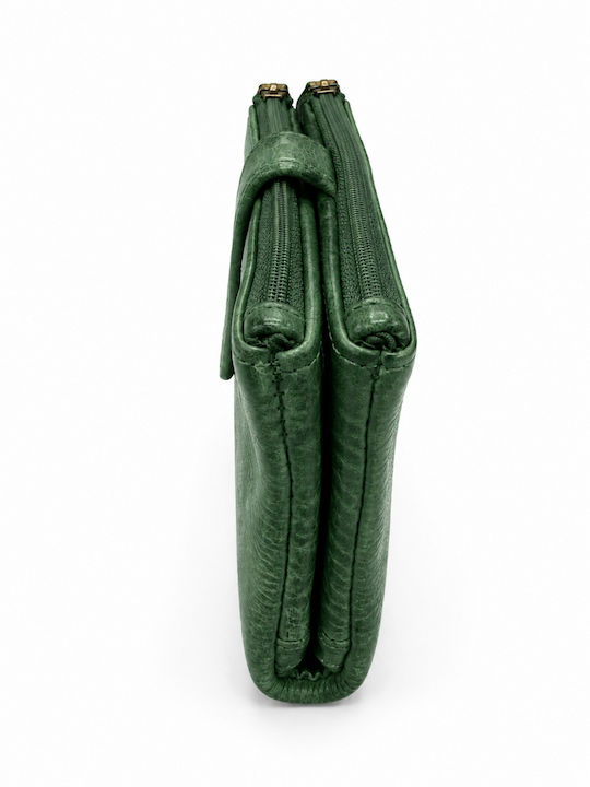 Leder Damenbrieftasche Grün
