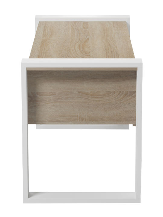 Birou din lemn bej 160x60x73cm