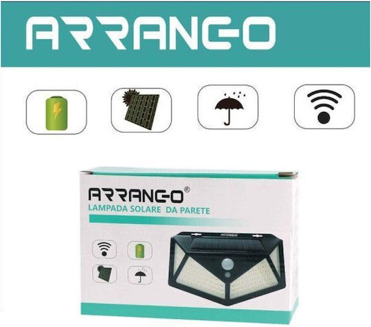 Arrango Wall Mounted Solar Light IP65 18cmx12cmcm