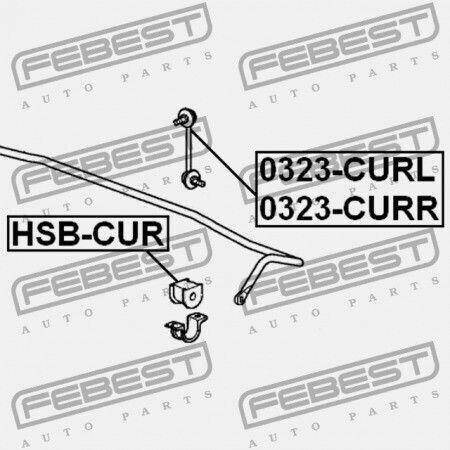 Κουζινέτο Πίσω Σταθεροποιητή Honda Accord Cp2 2008-2011 Us 52306-ta1-a02