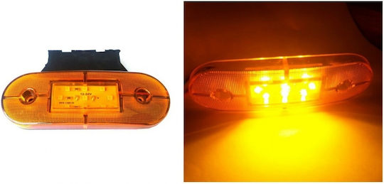 Φως LED Πλευρικής Σήμανσης 24V - Πορτοκαλί 1τμχ MAR671
