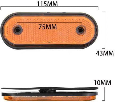Damo-wang Side Truck Lights Orange Bouyque Lights