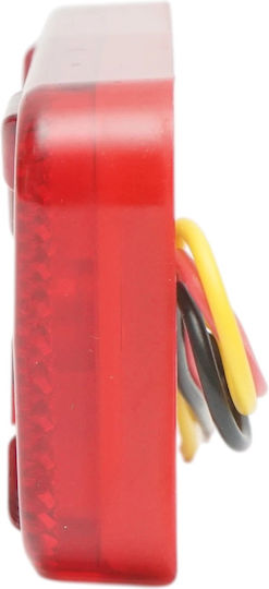 Led Neon Effect Marker Light 2 Functions 12v 24v Red 30led 110mm X 52mm X 16mm