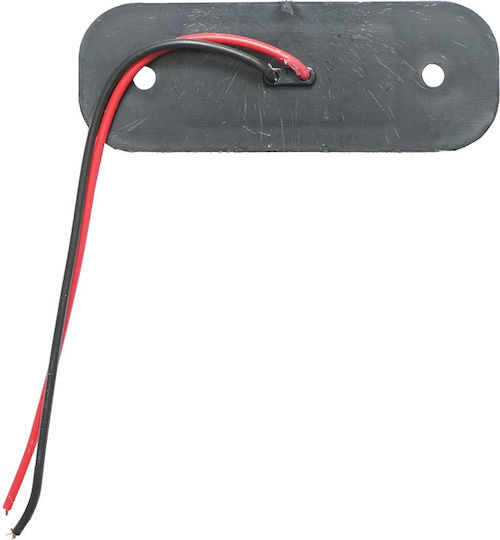 Led Светлини За Товарни Автомобили 12 Led 12v 24v Ip68 Червени 87mm 25mm