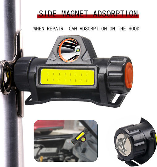 Rechargeable LED Head Flashlight IPX4 with Maximum Brightness 1200lm TC-62 3 Pieces