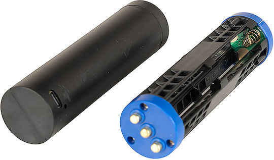 Lumenor Wiederaufladbar Taschenlampe LED IP67 mit maximaler Helligkeit 2500lm Rot
