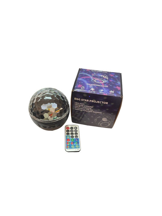 Led Disco Usb 5w Φωτορυθμικό Τηλεχειριστήριο Oem