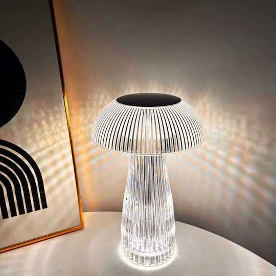 Touch 3 Colors Lighting Crystal Light Decorative Lamp Transparent