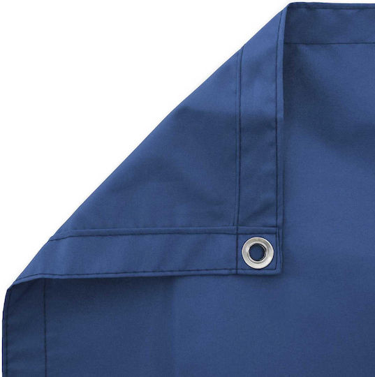 vidaXL Blaues Sonnensegel mit PU-Beschichtung 2x10m 160g/m²