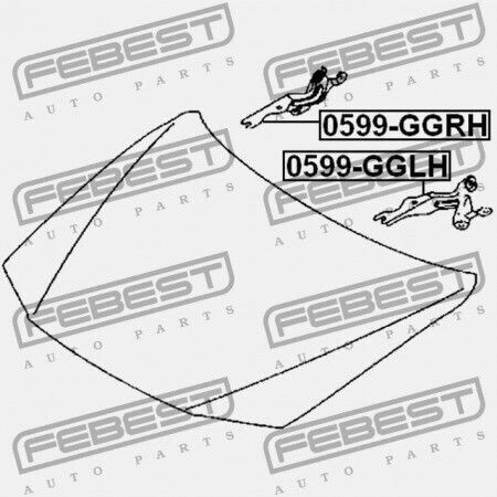 Motorhaubenscharnier Rechts Für Mazda 6 Wagon Gy 2002-2005 Eu Gj6a-52-410a