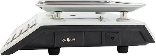 Verk Group Electronic Retail Scale with 40kg Weighing Capacity and 2gr Accuracy