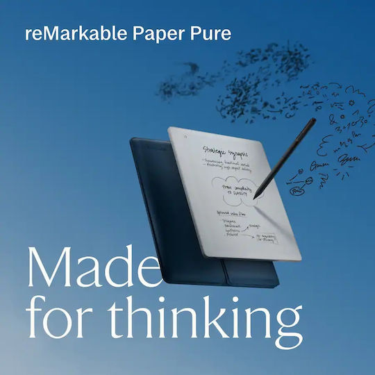 reMarkable Paper Pure 10.3" (32GB) Marker Plus & Sleeve Folio Ocean Blue