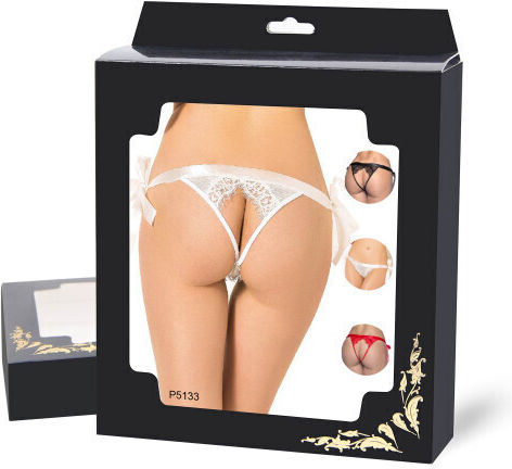 Charming Black Panty Satin Ties