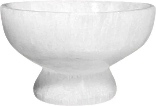 Ritual Handmade Selenite Bowl Charging & Decoration 10cm