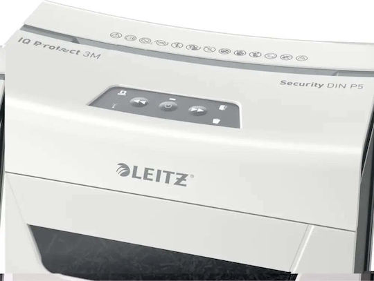 Leitz Aktenvernichter IQ Protect 3M Querschnitt 3 Blätter mit Behälterkapazität 10lt