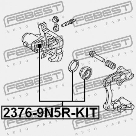Ремонт на Пистони на Спирачни Апарати Отзад за Audi A2 2000-2005 Rdw 6n0698471