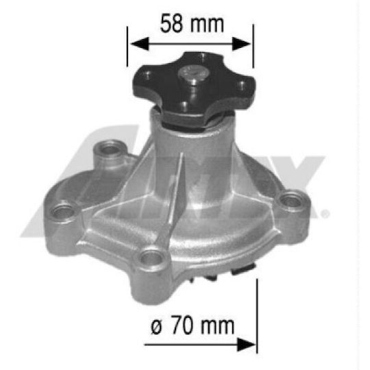 Pompa de apă Opel Astra F 56 57 Airtex 1550