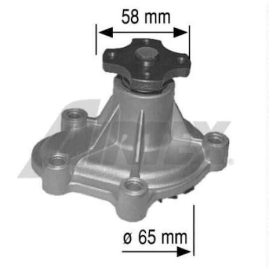 Water Pump Opel Corsa B 73 78 79 Airtex 1552