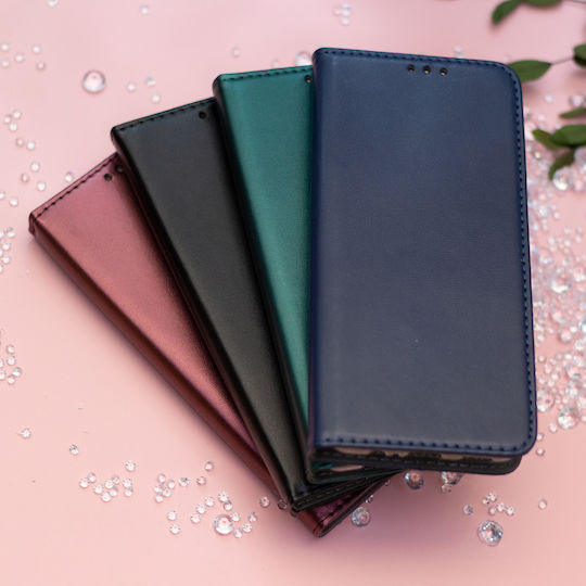 Smart Magnetic Book Synthetic Leather / Silicone Burgundy (Honor X70, Honor X9d)