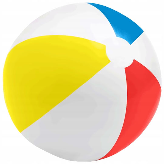 Надуваема цветна плажна топка 51cm Intex цветна