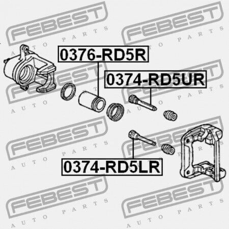 Έμβολο Δαγκάνας Πίσω Φρένου Honda Cr-v Rd5 2002-2006 Eu 43215-s7a-003