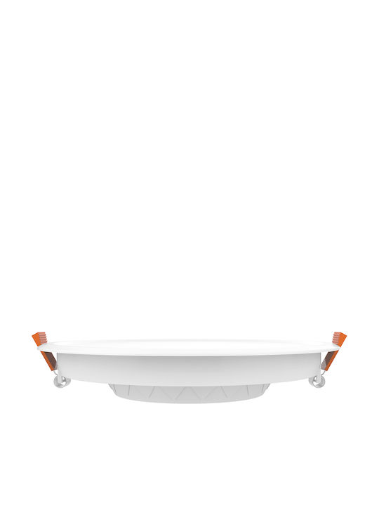 Aca Round LED Panel 22W with Warm White Light 3000K 22.5cm