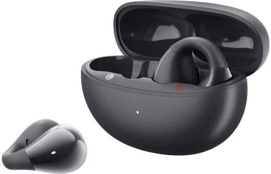 QCY Crossky C30 Open Ear Bluetooth Handsfree Ακουστικά με Αντοχή στον Ιδρώτα και Θήκη Φόρτισης Μαύρα