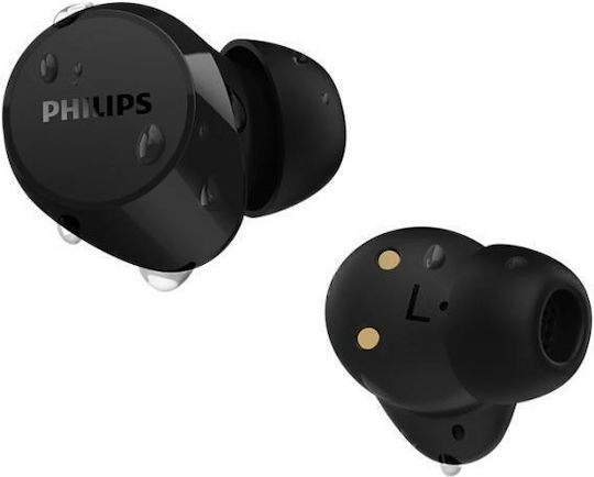 Philips TAT1209 In-ear Bluetooth Handsfree Earphones with Sweat Resistance and Charging Case Black