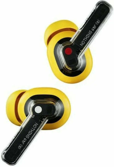 Nothing Ear (a) In ear Bluetooth хендсфри Слушалки с Устойчивост на Пот и Кутийка за Зареждане Жълт