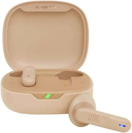 JBL Vibe Flex In-ear Bluetooth Handsfree Earphones with Charging Case Beige