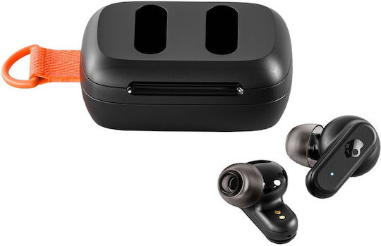 Skullcandy Dime 3 In-Ear Bluetooth-Freisprecheinrichtung Kopfhörer mit Schweißresistenz und Ladeetui Schwarz