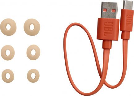 JBL Wave Buds Bluetooth Handsfree Earphones with Sweat Resistance and Charging Case Beige