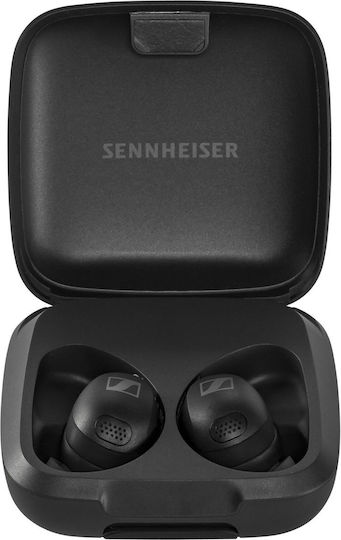 Sennheiser Momentum Sport In-ear Bluetooth Handsfree Ακουστικά με Αντοχή στον Ιδρώτα και Θήκη Φόρτισης Black