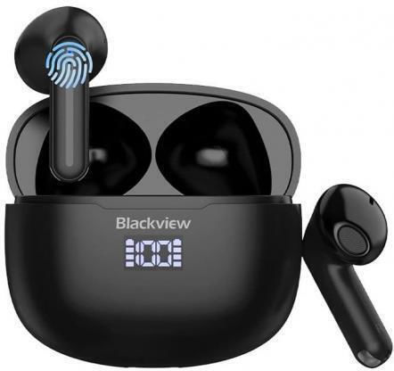 BlackView AirBuds 7 Bluetooth Handsfree Earphones with Sweat Resistance and Charging Case Black