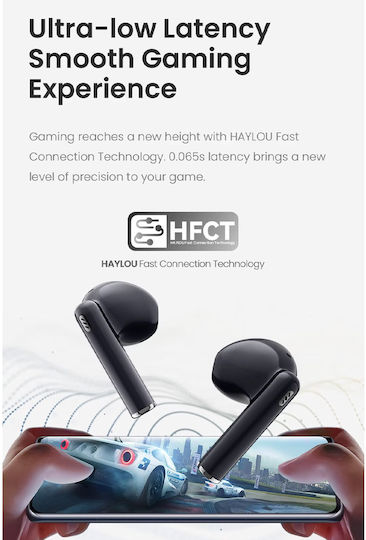 Haylou X1 Plus Earbud Bluetooth Handsfree Ακουστικά με Θήκη Φόρτισης Μπλε