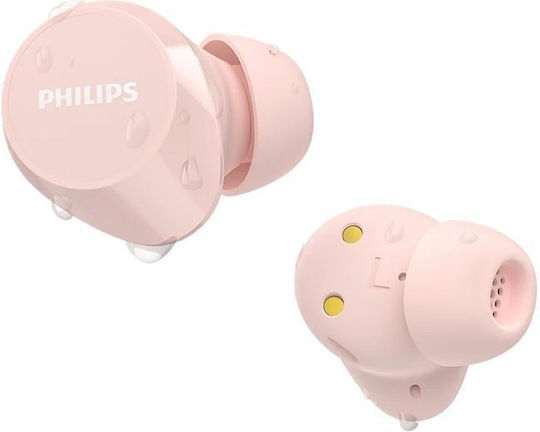Philips TAT1209 In-ear Bluetooth Handsfree Earphones with Sweat Resistance and Charging Case Pink