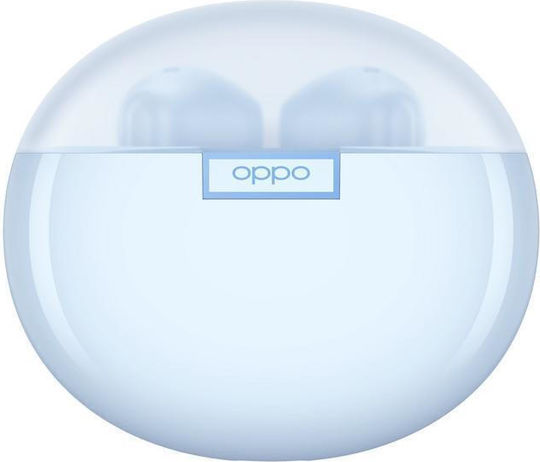 Oppo Enco Air3i In-ear Bluetooth Handsfree Ακουστικά με Θήκη Φόρτισης Μπλε