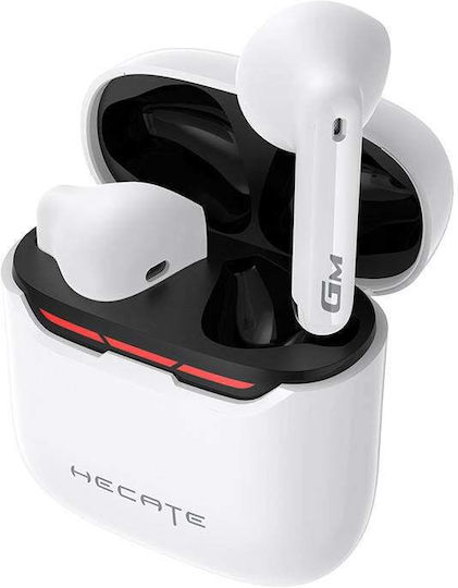 Edifier GM3 Plus Earbud Bluetooth Handsfree Ακουστικά με Θήκη Φόρτισης Λευκά