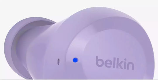 Belkin Soundform Bolt Earbud Bluetooth Handsfree Earphones with Sweat Resistance and Charging Case Lavender