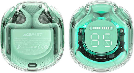 Acefast T8 In-ear Bluetooth Handsfree Earphones with Charging Case Mint