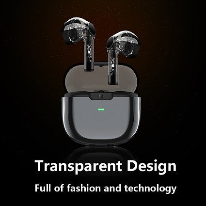 Recci Amber In-ear Bluetooth Handsfree Ακουστικά με Θήκη Φόρτισης Μαύρα