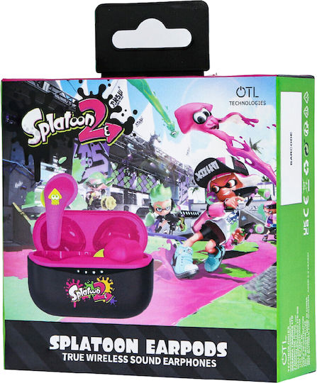 OTL Splatoon TWS In-Ear Bluetooth-Freisprecheinrichtung Kopfhörer mit Ladeetui Rot