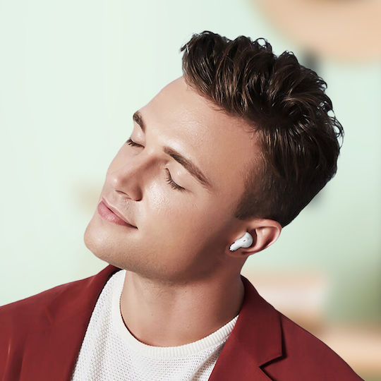 Swissten Minipods In-Ear Bluetooth-Freisprecheinrichtung Kopfhörer mit Ladeetui Weiß