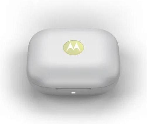 Motorola Moto Buds Bluetooth-Freisprecheinrichtung Kopfhörer mit Schweißresistenz und Ladeetui Kiwi Green