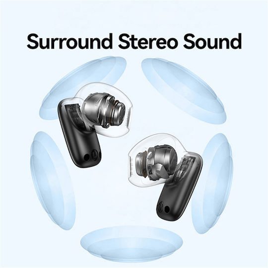Usams ID25 Earbud Bluetooth хендсфри Слушалки с Кутийка за Зареждане Бял