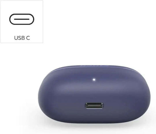 HAMA Freedom Light II Earbud Bluetooth Handsfree Ακουστικά με Θήκη Φόρτισης Μπλε