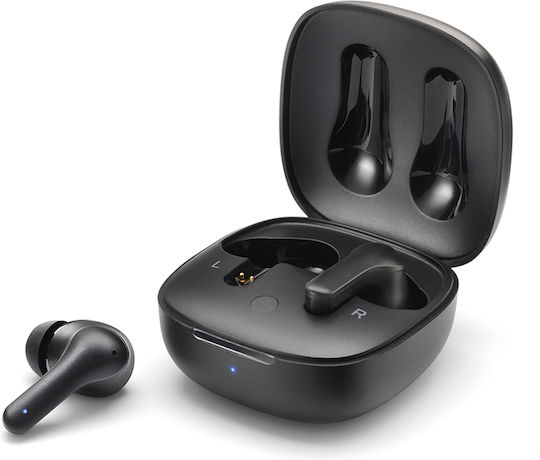 Motorola Moto Buds 135 Bluetooth хендсфри Слушалки с Устойчивост на Пот и Кутийка за Зареждане Черен