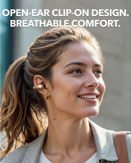 Soundcore by Anker C40i Offenes Ohr Bluetooth-Freisprecheinrichtung Kopfhörer mit Schweißresistenz und Ladeetui Desert Bronze